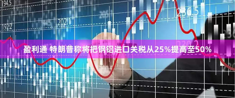 盈利通 特朗普称将把钢铝进口关税从25%提高至50%